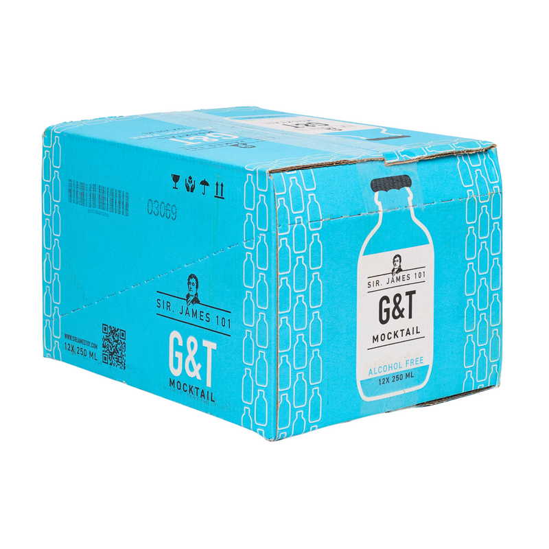 Sir. James 101 Alcohol-Free Gin & Tonic | 12 Bottle Party Pack