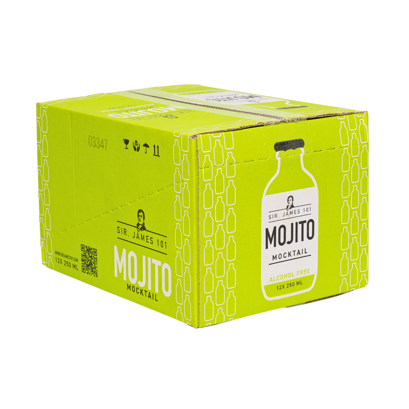 Sir. James 101 Alcohol-Free Mojito | 12 Bottle Party Pack