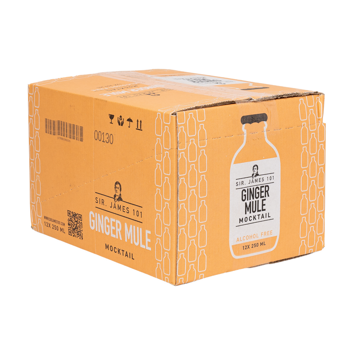 Sir. James 101 Alcohol-Free Ginger Mule | 12 Bottle Party Pack
