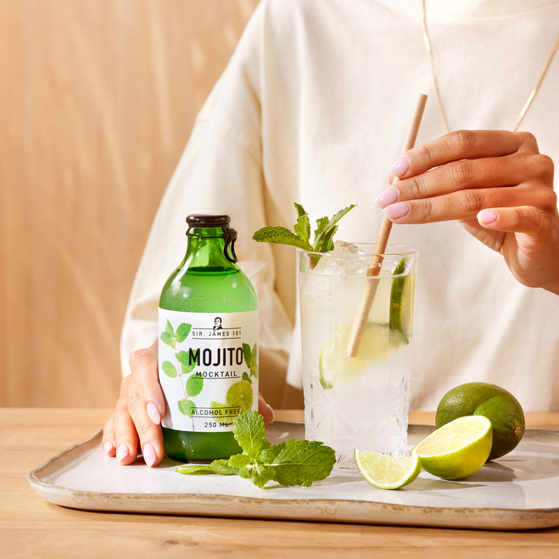 Sir. James 101 Alcohol-Free Mojito | 12 Bottle Party Pack