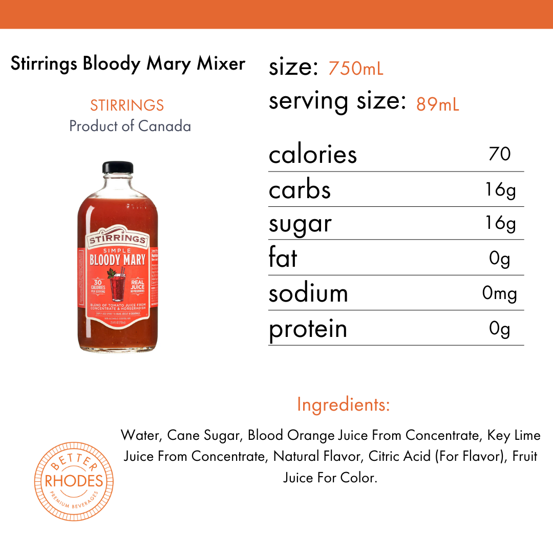 Stirrings Bloody Mary Mixer – Better Rhodes