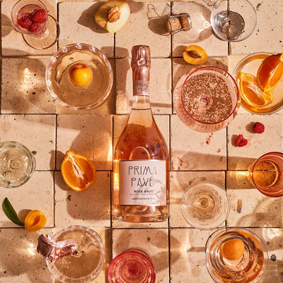 Prima Pavé Rose Brut Sparkling Non-Alcoholic Wine