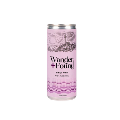 Wander + Found Non-Alcoholic Pinot Noir Cans