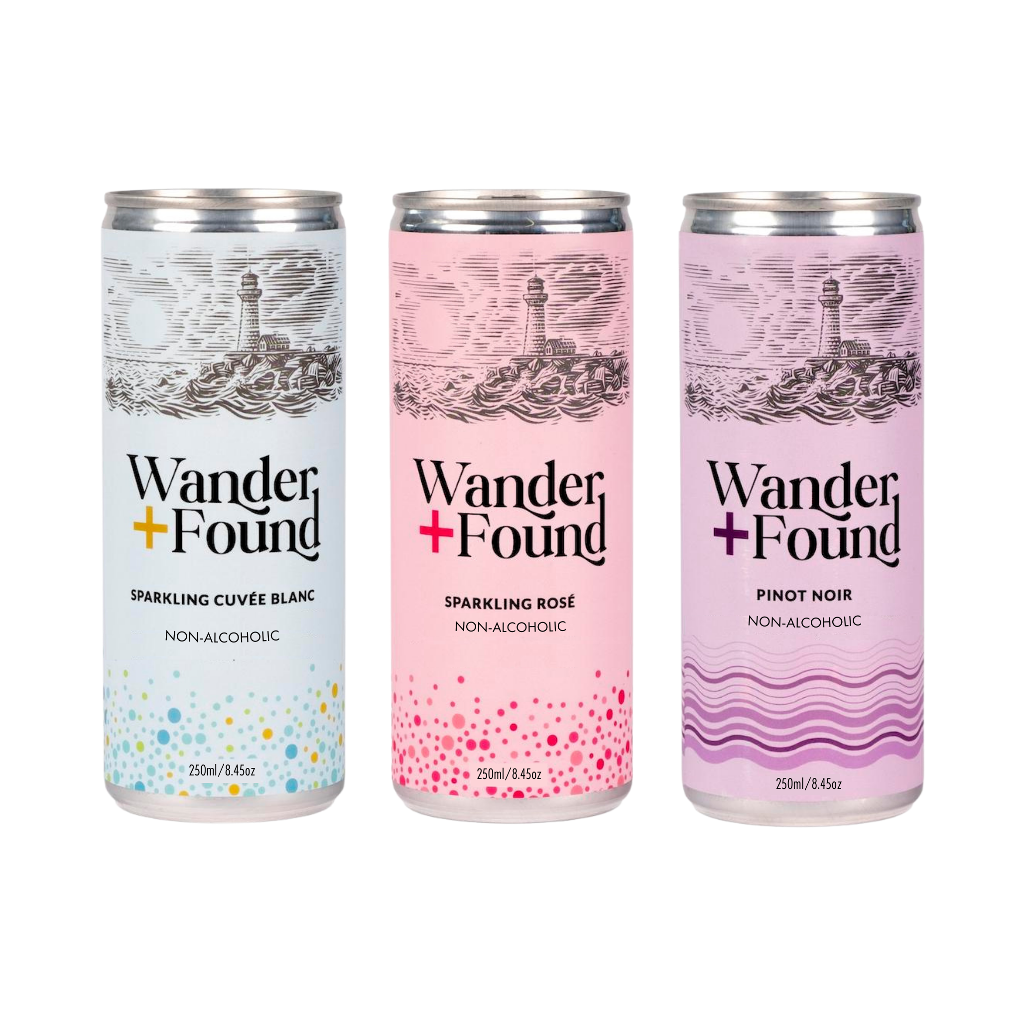 Buy Wander + Found Non-Alcoholic Wine Cans Combo Pack - Better Rhodes
