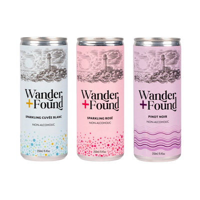 Wander + Found Non-Alcoholic Wine Cans COMBO Packs