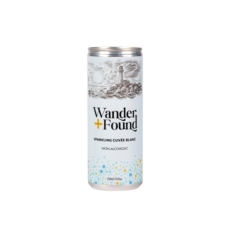 Wander + Found Non-Alcoholic Sparkling Cuvée Blanc Cans