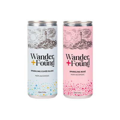 Wander + Found Non-Alcoholic Sparkling Wine Cans DUO Packs