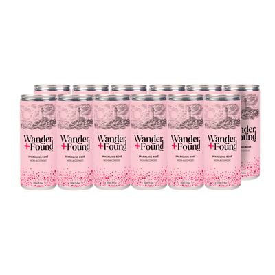 Wander + Found Non-Alcoholic Sparkling Rosé Cans