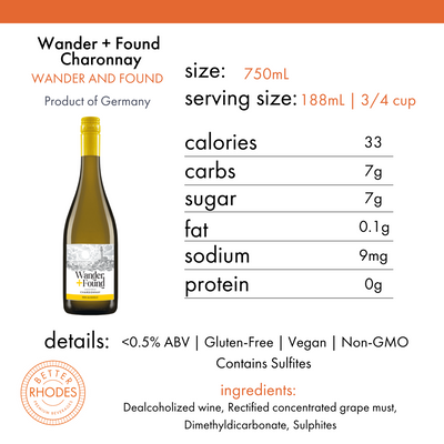 Wander + Found Non-Alcoholic Chardonnay