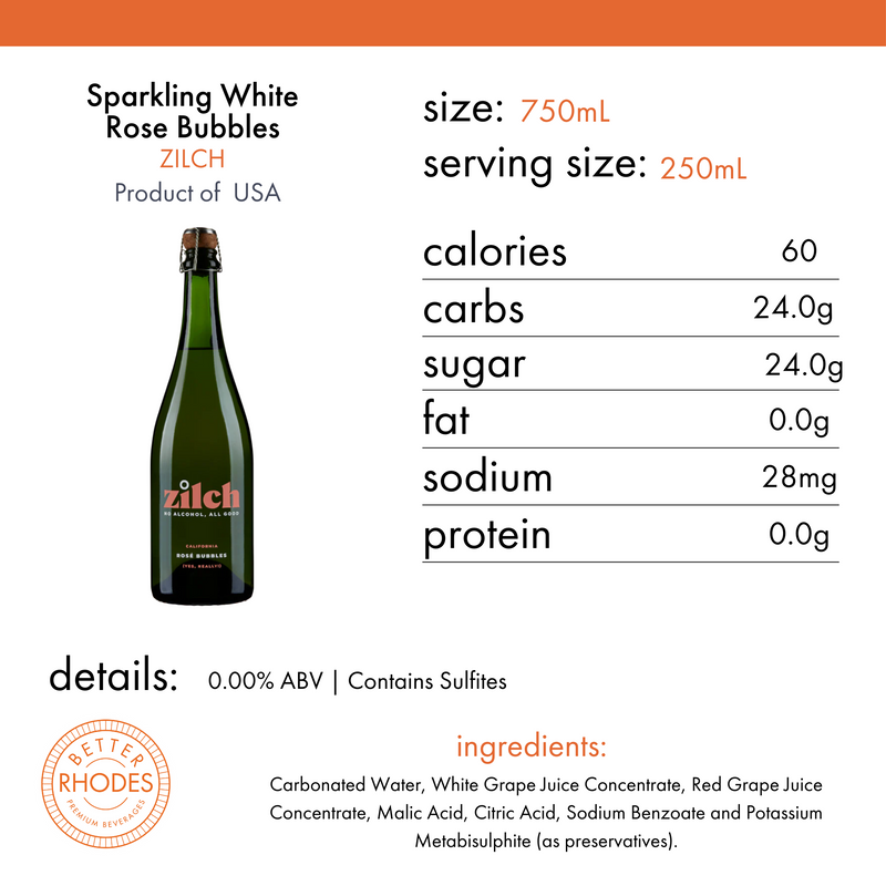 Zilch Alcohol-Free Sparkling Rosé