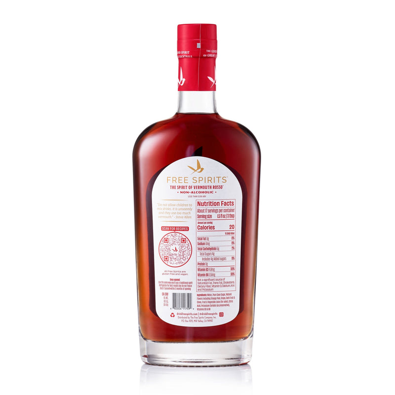 The Spirit of Vermouth Rosso - Non-Alcoholic Sweet Vermouth