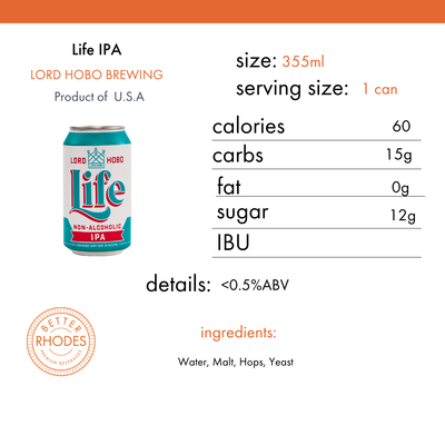 Lord Hobo Non-Alcoholic Life IPA | 6-pack