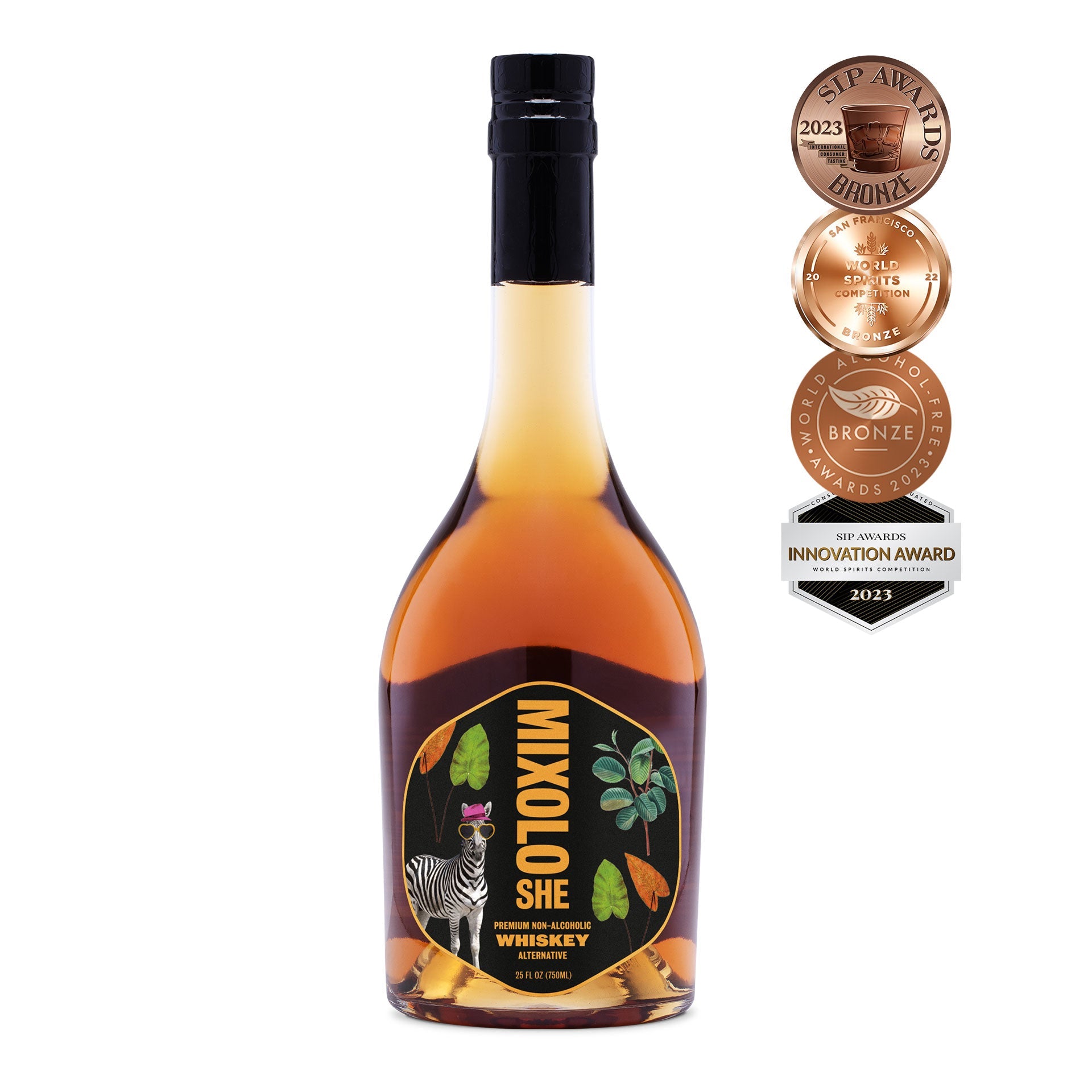 Mixoloshe NonAlcoholic Whiskey Alternative Better Rhodes