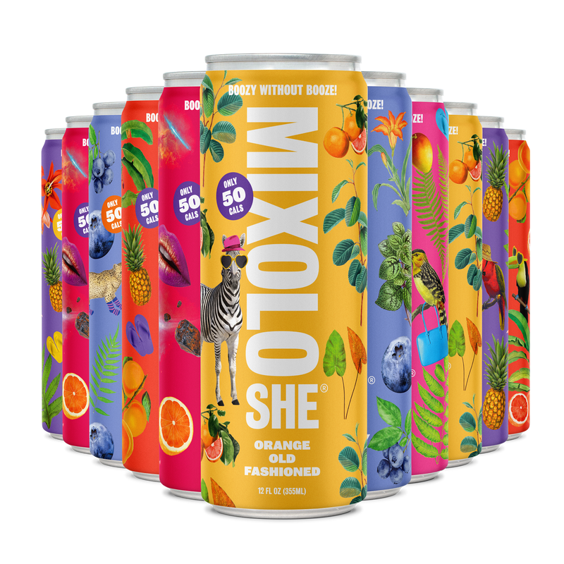 Mixoloshe Non-Alcoholic Variety Pack | 12-Pack