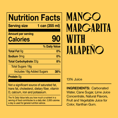 NOPE Mango Margarita with Jalapeño