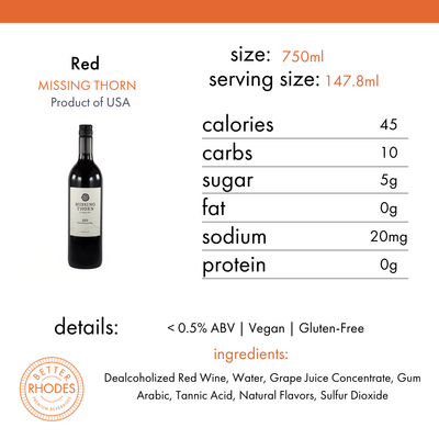 Missing Thorn Non-Alcoholic Red