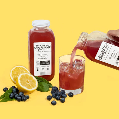 Simple Times Mixers Alcohol-Free Blueberry Basil Lemonade