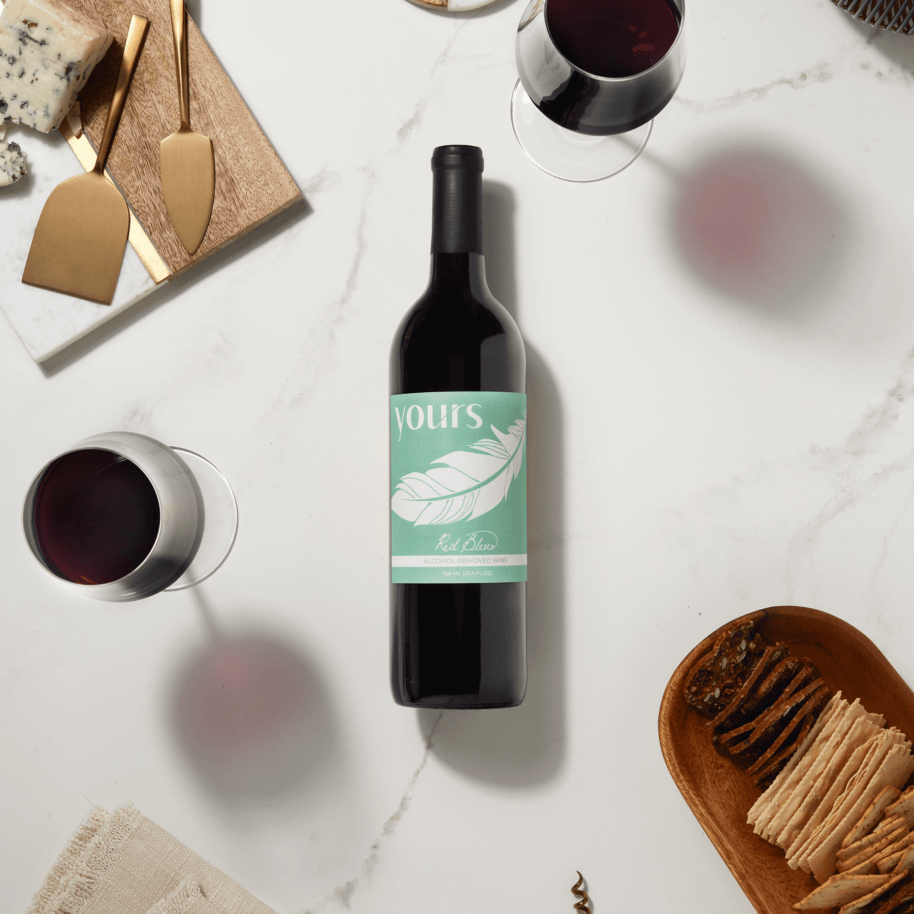 YOURS  Award-Winning Non-Alcoholic Red Wine