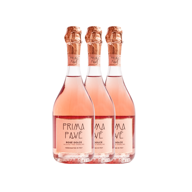 Prima Pavé Rose Dolce Sparkling Non-Alcoholic Wine