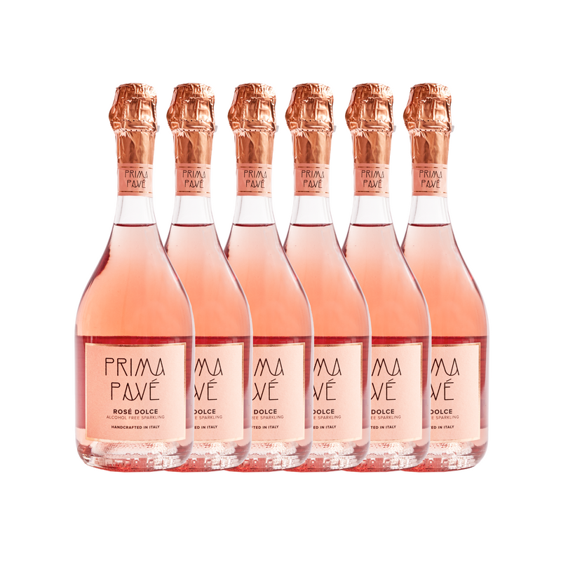 Prima Pavé Rose Dolce Sparkling Non-Alcoholic Wine