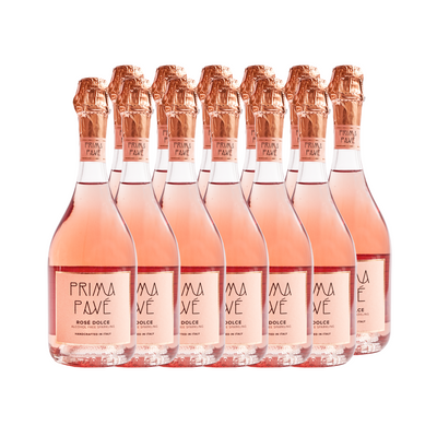 Prima Pavé Rose Dolce Sparkling Non-Alcoholic Wine