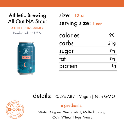 Athletic Brewing All Out NA Stout | 6-pack