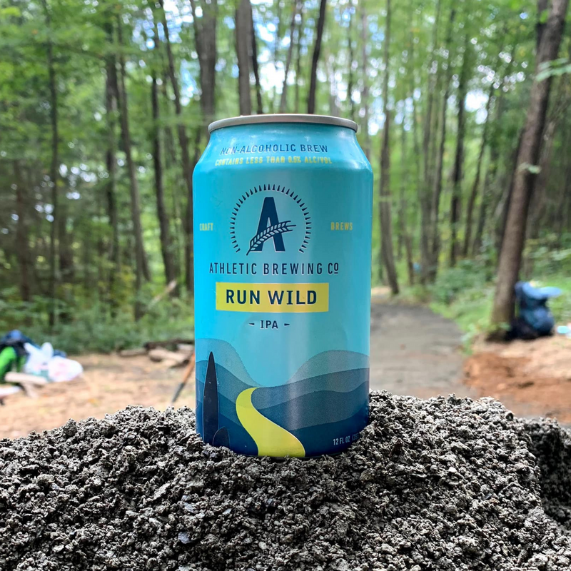 Athletic Brewing Run Wild Non-Alcoholic IPA | 6-pack