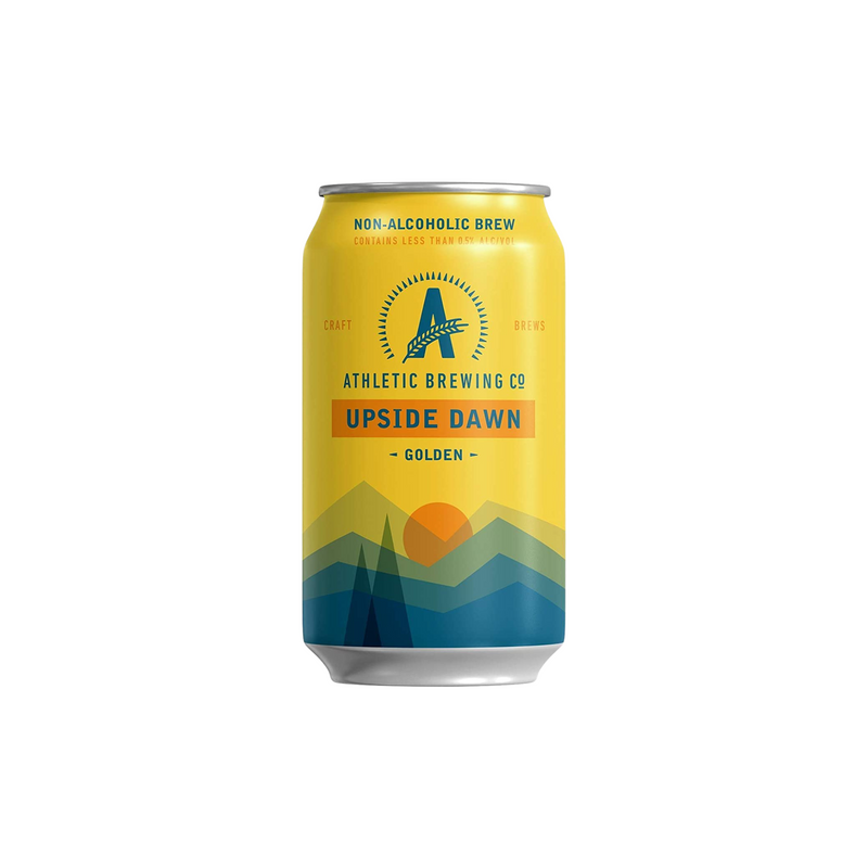 Athletic Brewing Upside Dawn Non-Alcoholic Golden Ale | 6-pack