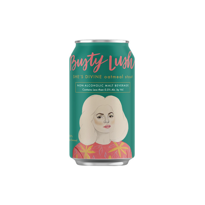 Busty Lush She's Divine Non-Alcoholic Oatmeal Dark | 4-pack