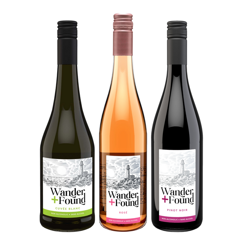 Wander + Found Non-Alcoholic Flat Trio Set