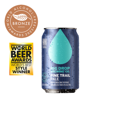 Big Drop Brewing Non-Alcoholic Pine Trail Pale | 6-pack