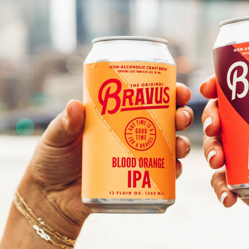 Bravus Brewing Non-Alcoholic Blood Orange IPA | 6-pack
