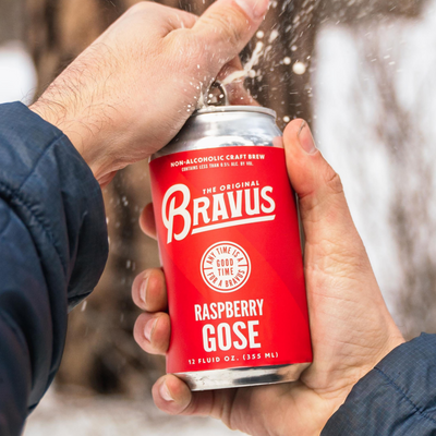 Bravus Brewing Non-Alcoholic Raspberry Gose | 6-pack