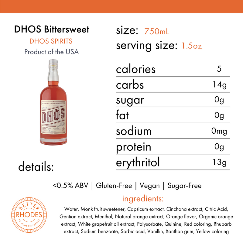 DHŌS Alcohol-Free Bittersweet