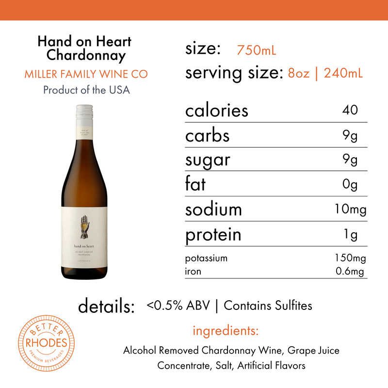 Hand on Heart Non-Alcoholic Chardonnay