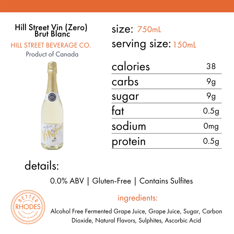 Hill Street Vin (Zero) Non-Alcoholic Brut Blanc