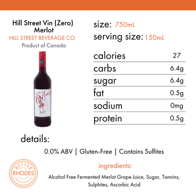 Hill Street Vin (Zero) Non-Alcoholic Merlot