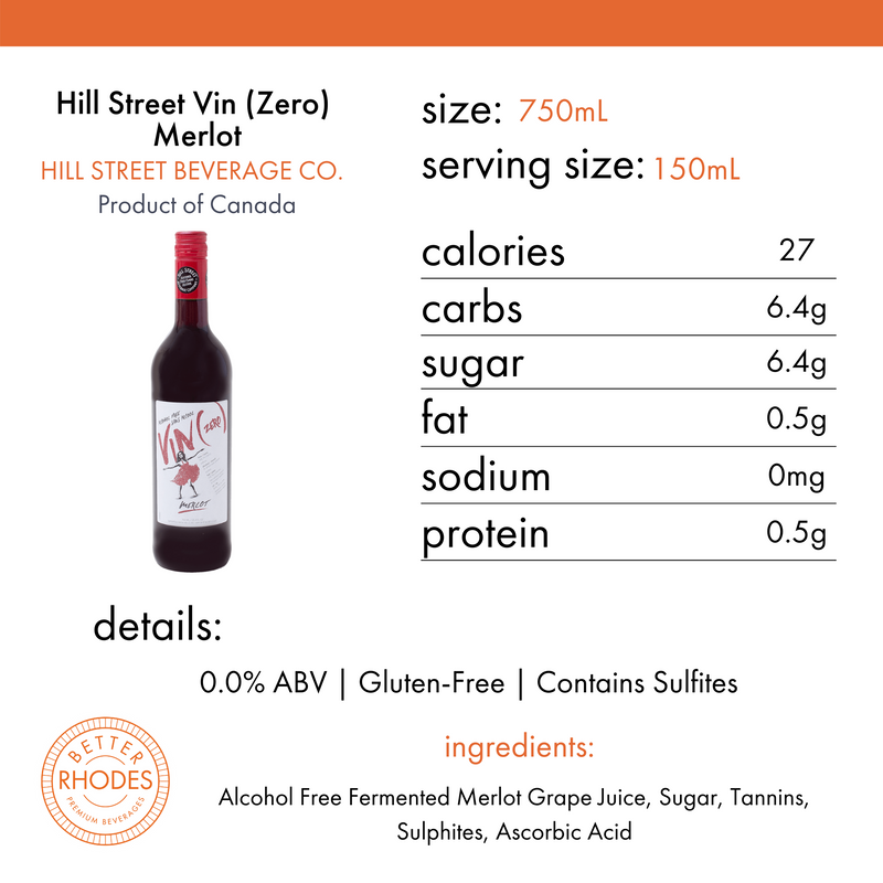 Hill Street Vin (Zero) Non-Alcoholic Merlot