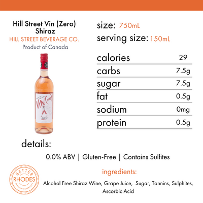 Hill Street Vin (Zero) Non-Alcoholic Shiraz