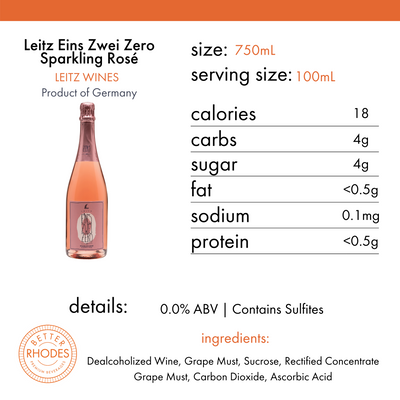 Leitz NV Eins Zwei Zero Sparkling Rosé