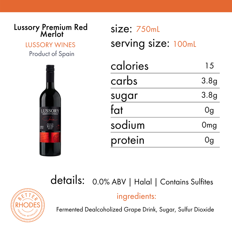 Lussory Non-Alcoholic Premium Merlot