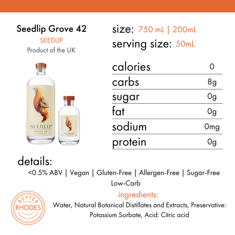 Seedlip Grove 42 Non-Alcoholic Spirit