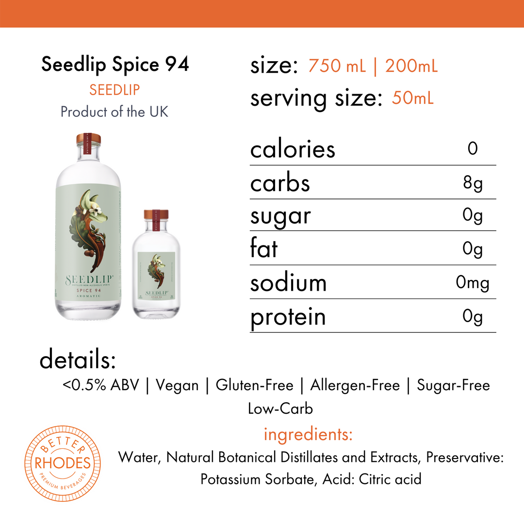Seedlip Spice 94 | BetterRhodes – Better Rhodes