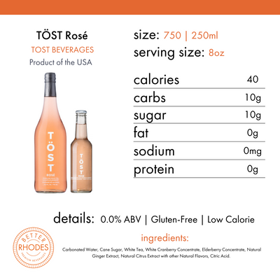 TÖST Alcohol-Free Rosé | 4-pack