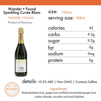 Wander + Found Non-Alcoholic Sparkling Wine DUO