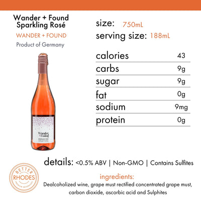 Wander + Found Non-Alcoholic Sparkling Wine DUO