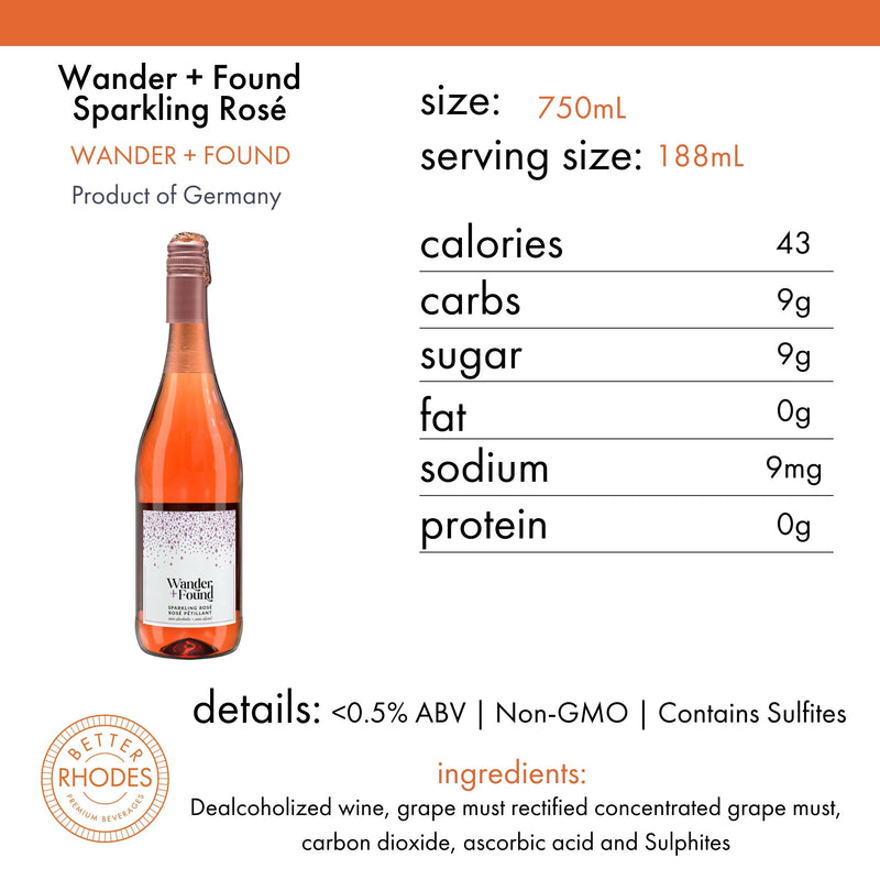 Wander + Found Non-Alcoholic Sparkling Wine DUO