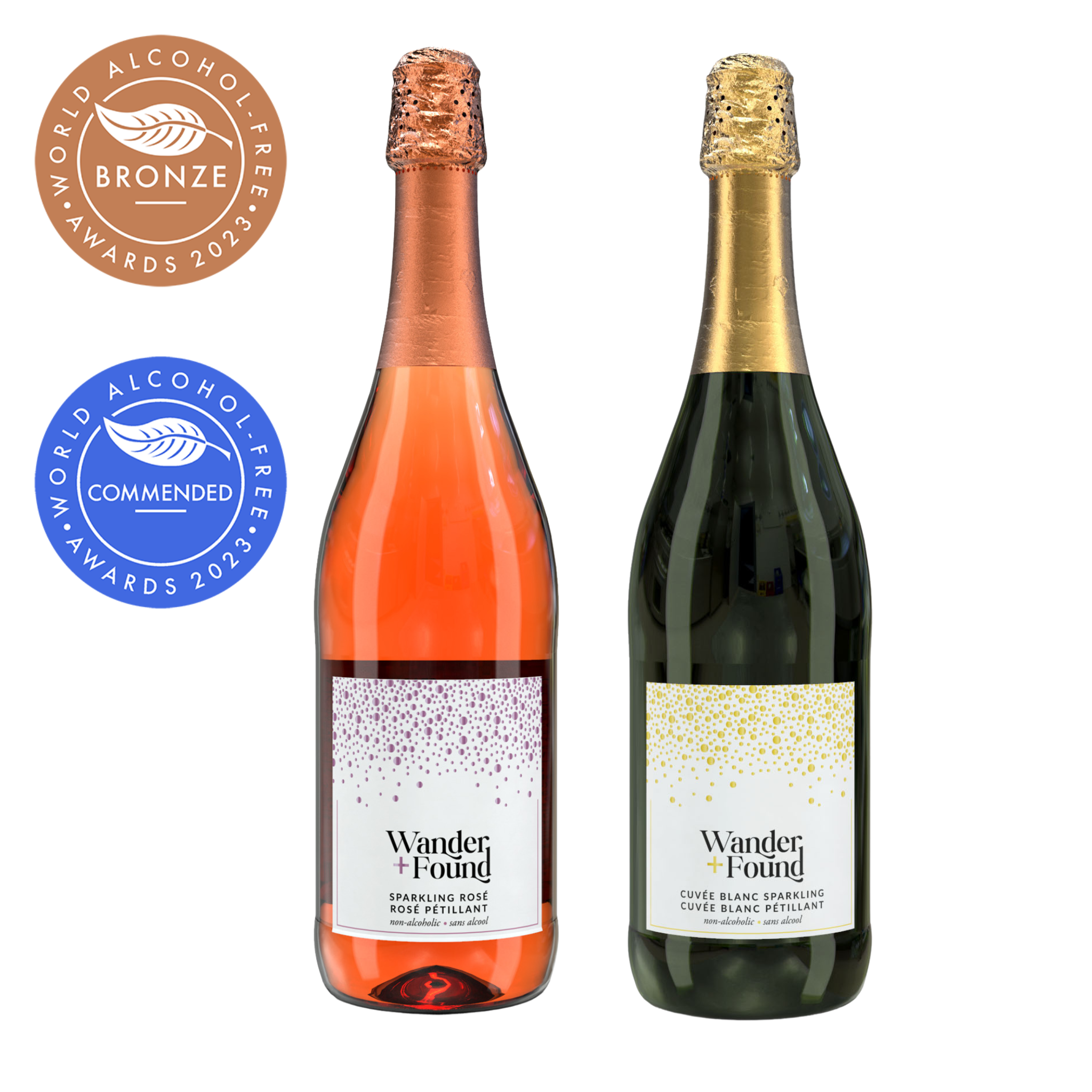 Wander + Found Non-Alcoholic Sparkling Wine DUO – Better Rhodes