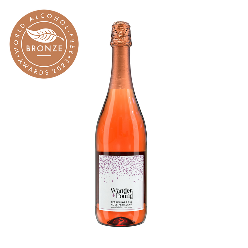 Wander + Found Non-Alcoholic Sparkling Rosé