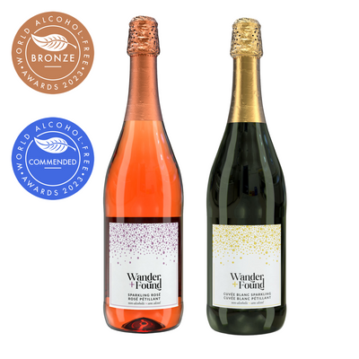 Wander + Found Non-Alcoholic Sparkling Wine DUO